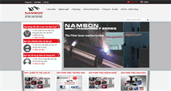Desktop Screenshot of namson.com.vn