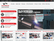 Tablet Screenshot of namson.com.vn